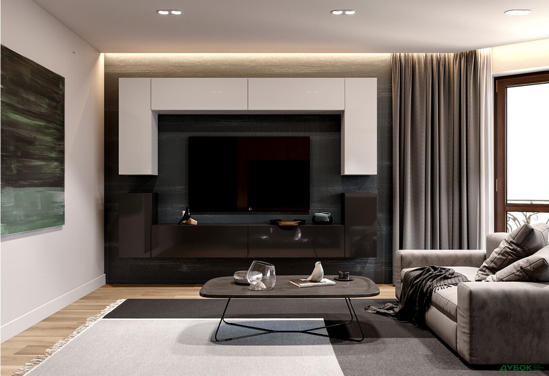 Стінка MiroMark Бокс F4 280 см - Зображення 1 Зображення 1 - Стінка MiroMark Бокс F4 280 см