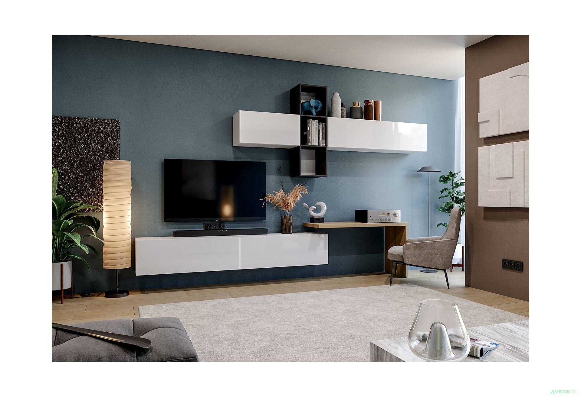 Стінка MiroMark Бокс V-4 350 см - Зображення 1 Зображення 1 - Стінка MiroMark Бокс V-4 350 см