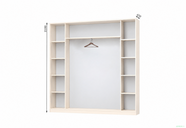 Корпус Комбі 2100х450 Шафа-купе 3D 2100