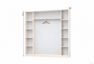 Корпус Комбі 2200х450 Шафа-купе 3D 2200