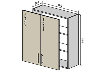 В48 Тумба 2Д 80 Родос VIP-master
