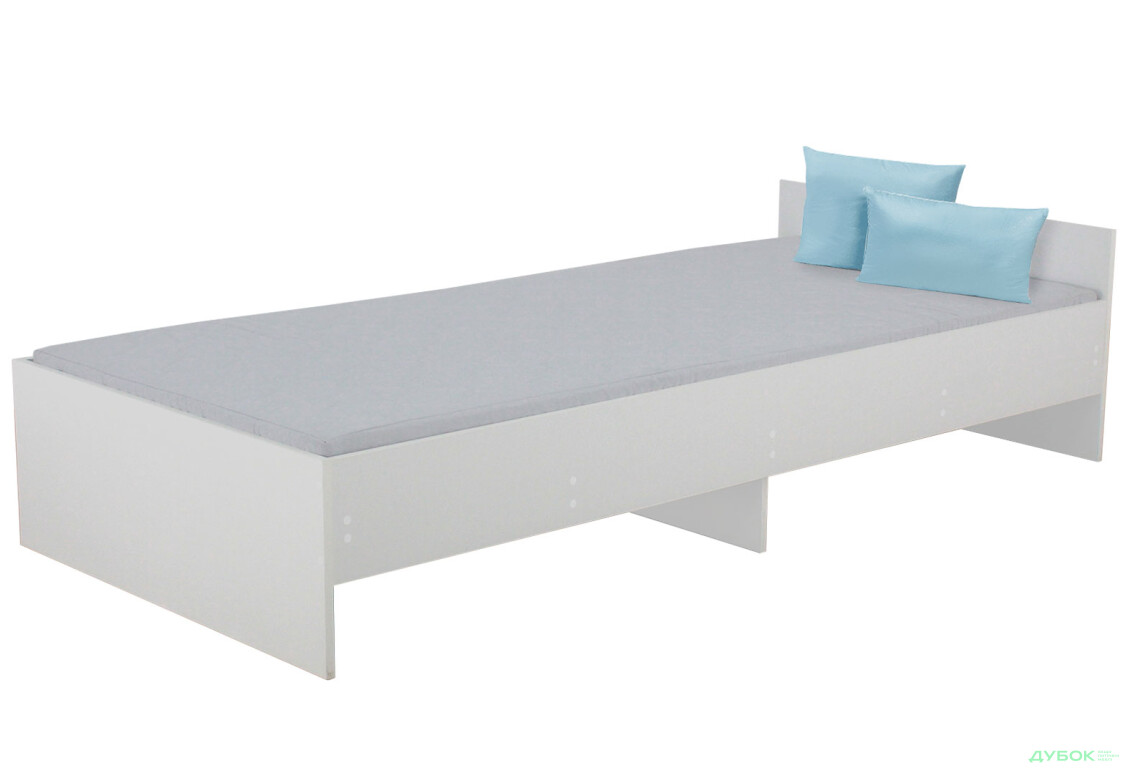 Кровать Элегант ДСП 90х200 см, белая