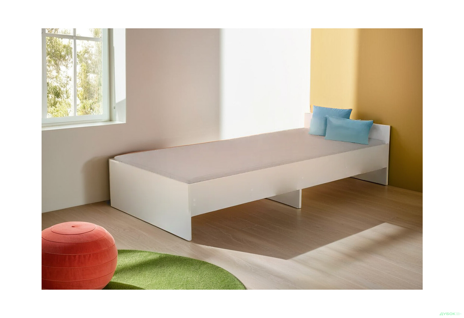 Зображення 2 - Ліжко Elegant ДСП 90х200 см, білий