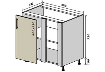Н16 Заглушка 1Д 88 Родос VIP-master