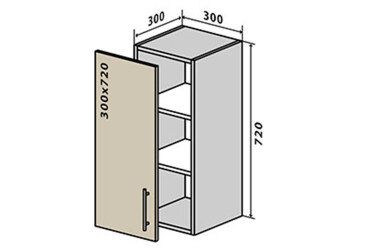 В2 Тумба 1Д 30 Родос Люкс VIP-master