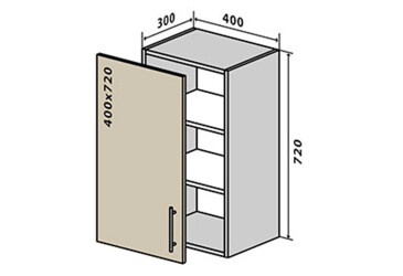 В3 Тумба 1Д 40 Родос Люкс VIP-master