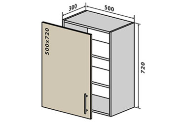 В5 Тумба 1Д 50 Родос Люкс VIP-master