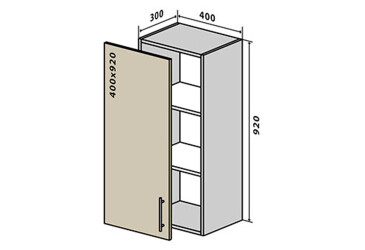 В43 Тумба 1Д 40 Родос Люкс VIP-master