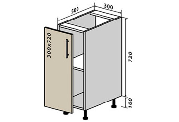 Н2 Тумба 1Д 30 Родос Люкс VIP-master