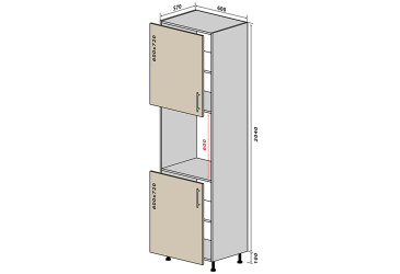 Н18 Пенал 214 Родос Люкс VIP-master