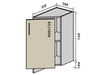 Н37 Тумба окончание Родос Люкс Вип-Мастер