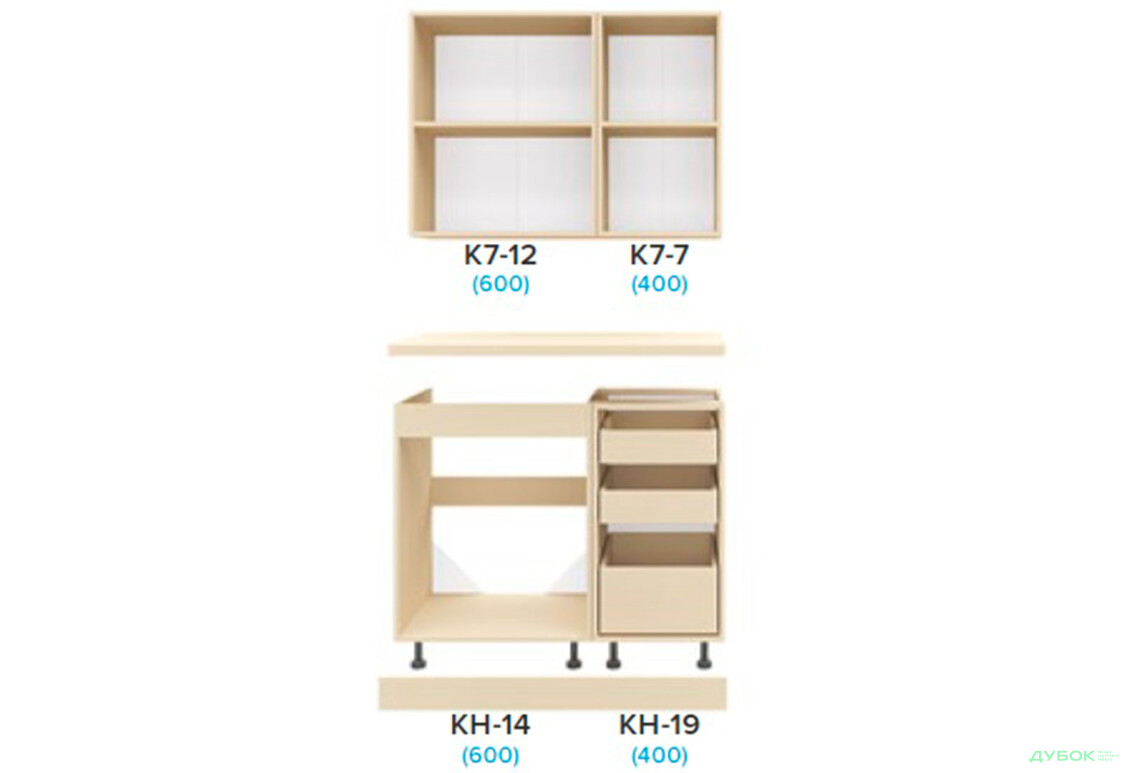 Кухня Феста 1.0 м Київський стандарт - Зображення 2 Зображення 2 - Кухня Феста 1.0 м Київський стандарт