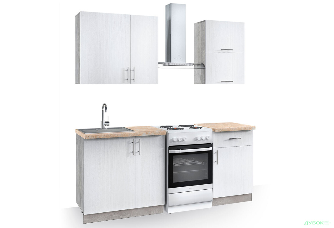 Кухня Феста 1.3 м Київський стандарт - Зображення 1 Зображення 1 - Кухня Феста 1.3 м Київський стандарт