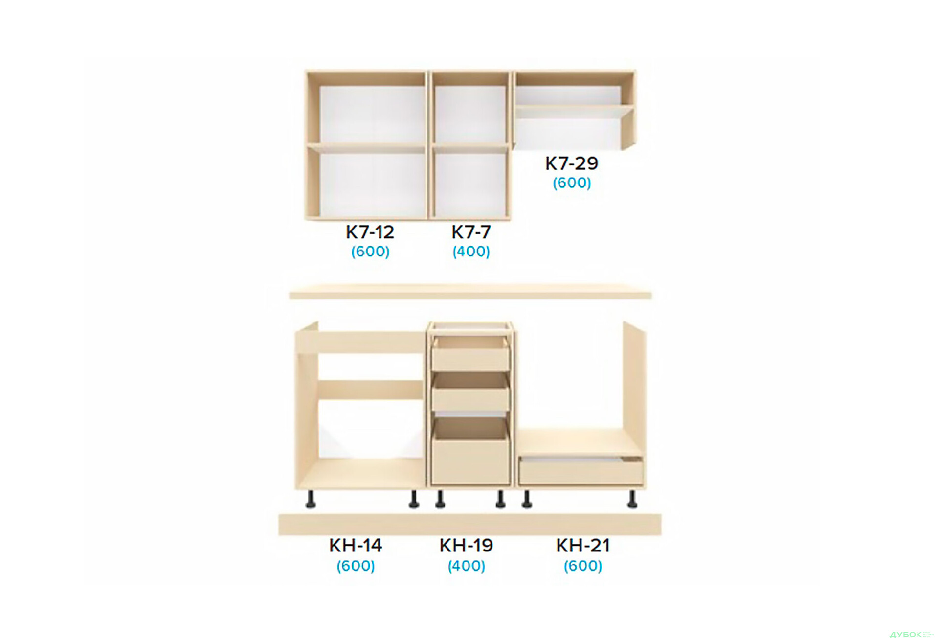 Кухня Феста 1.6 м (А) Київський стандарт - Зображення 2 Зображення 2 - Кухня Феста 1.6 м (А) Київський стандарт