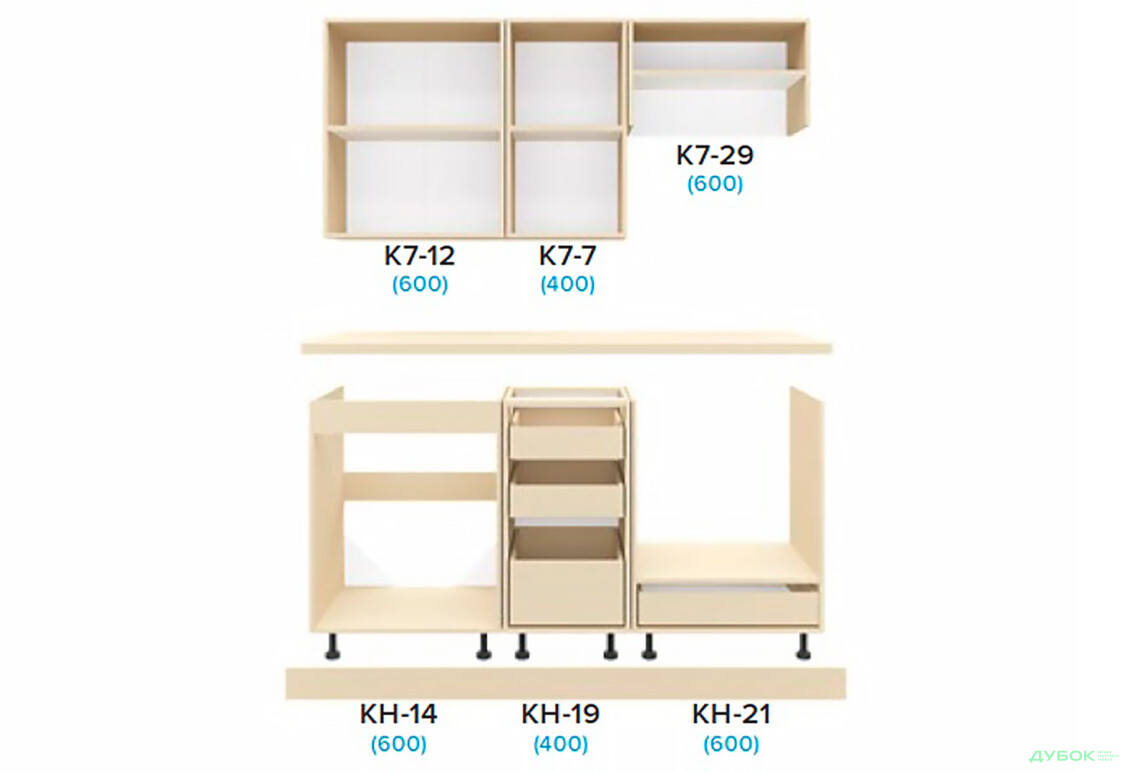 Кухня Феста 1.6 м (А) Київський стандарт - Зображення 2 Зображення 2 - Кухня Феста 1.6 м (А) Київський стандарт