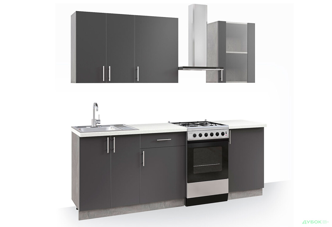 Кухня Феста 1.6 м (В) Київський стандарт - Зображення 1 Зображення 1 - Кухня Феста 1.6 м (В) Київський стандарт