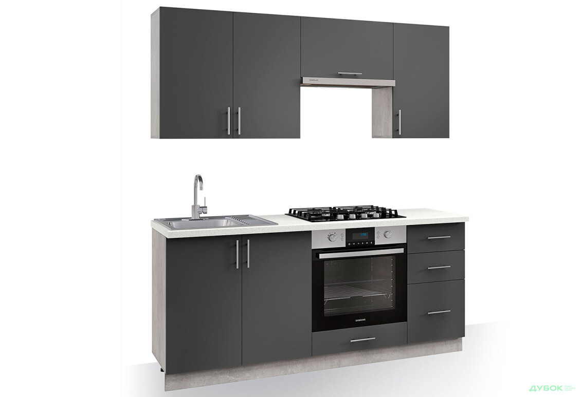 Кухня Феста 1.8 м (А) Київський стандарт - Зображення 1 Зображення 1 - Кухня Феста 1.8 м (А) Київський стандарт