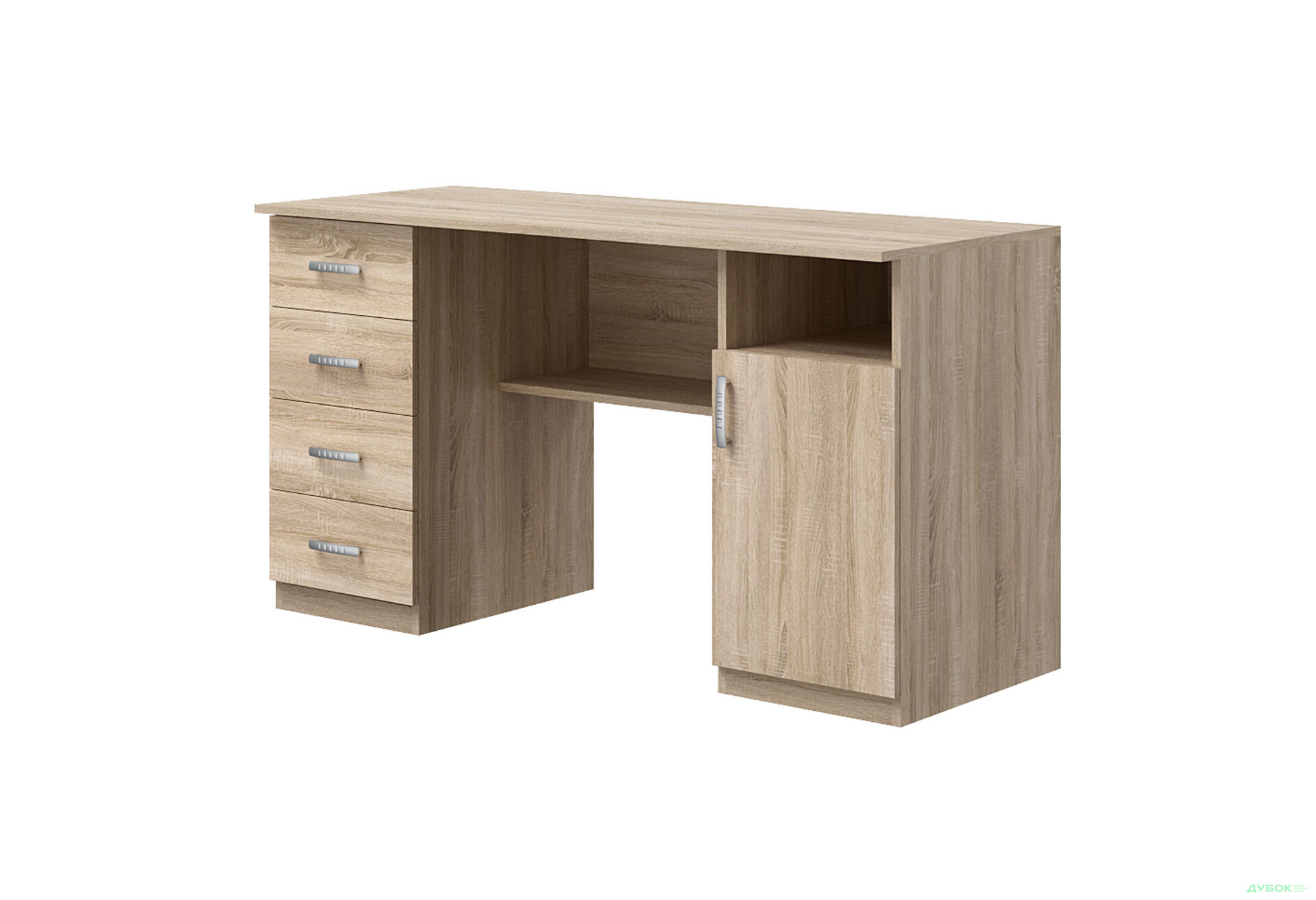 Зображення 1 - Стіл письмовий Київський стандарт Е1 СМ 135x60 см з тумбою і шухлядами