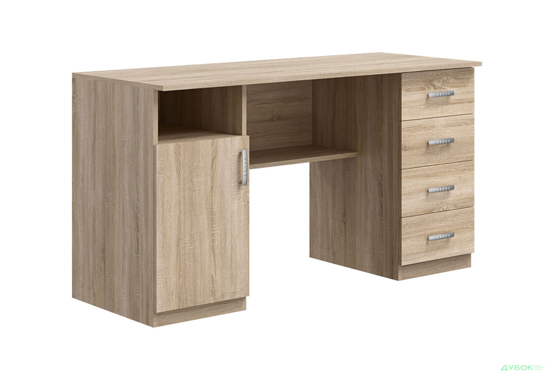 Зображення 2 - Стіл письмовий Київський стандарт Е1 СМ 135x60 см з тумбою і шухлядами