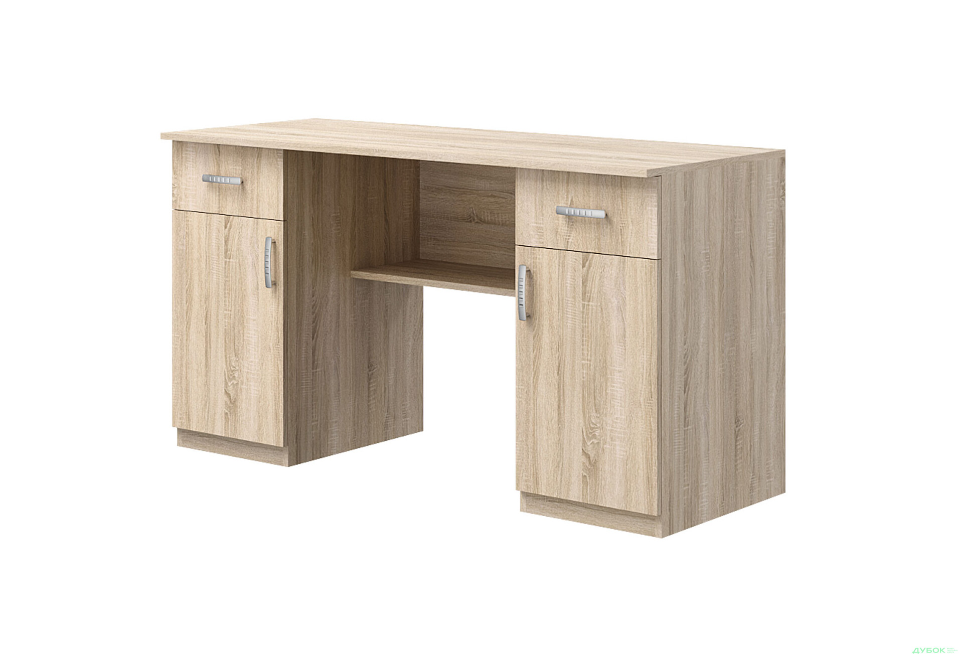 Изображение 1 - Стол письменный Киевский стандарт Е2 СМ 135x60 см с тумбами и ящиками