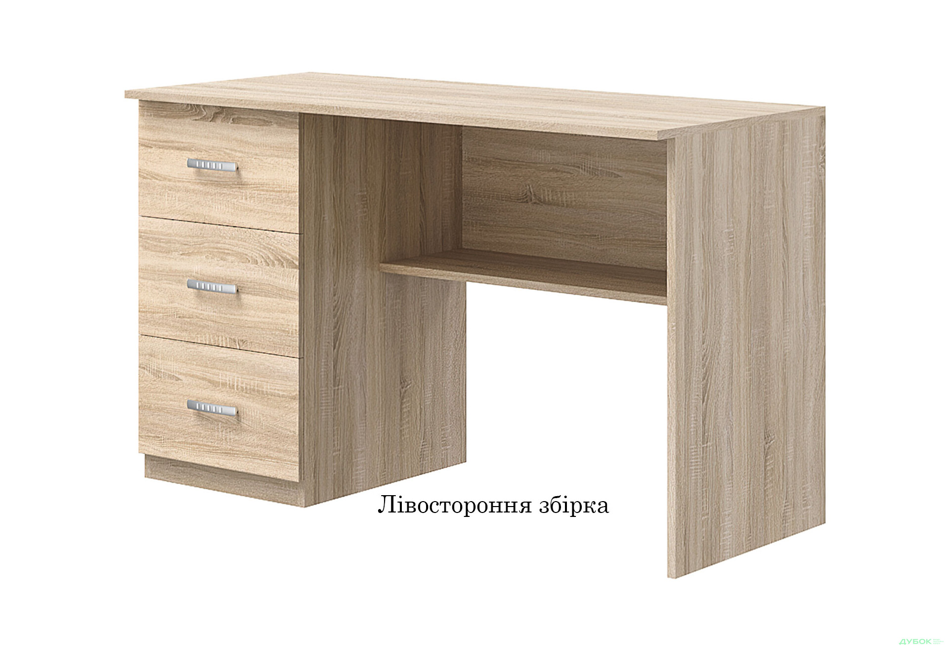 Зображення 3 - Стіл письмовий Київський стандарт Е4 СМ 120x60 см з шухлядами