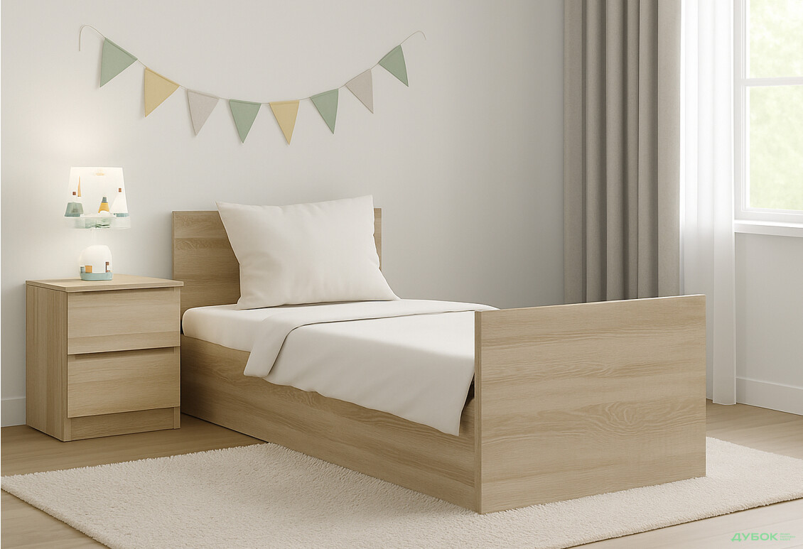 Ліжко Київський стандарт Е 1.0 90х200 см - Зображення 2 Зображення 2 - Ліжко Київський стандарт Е 1.0 90х200 см