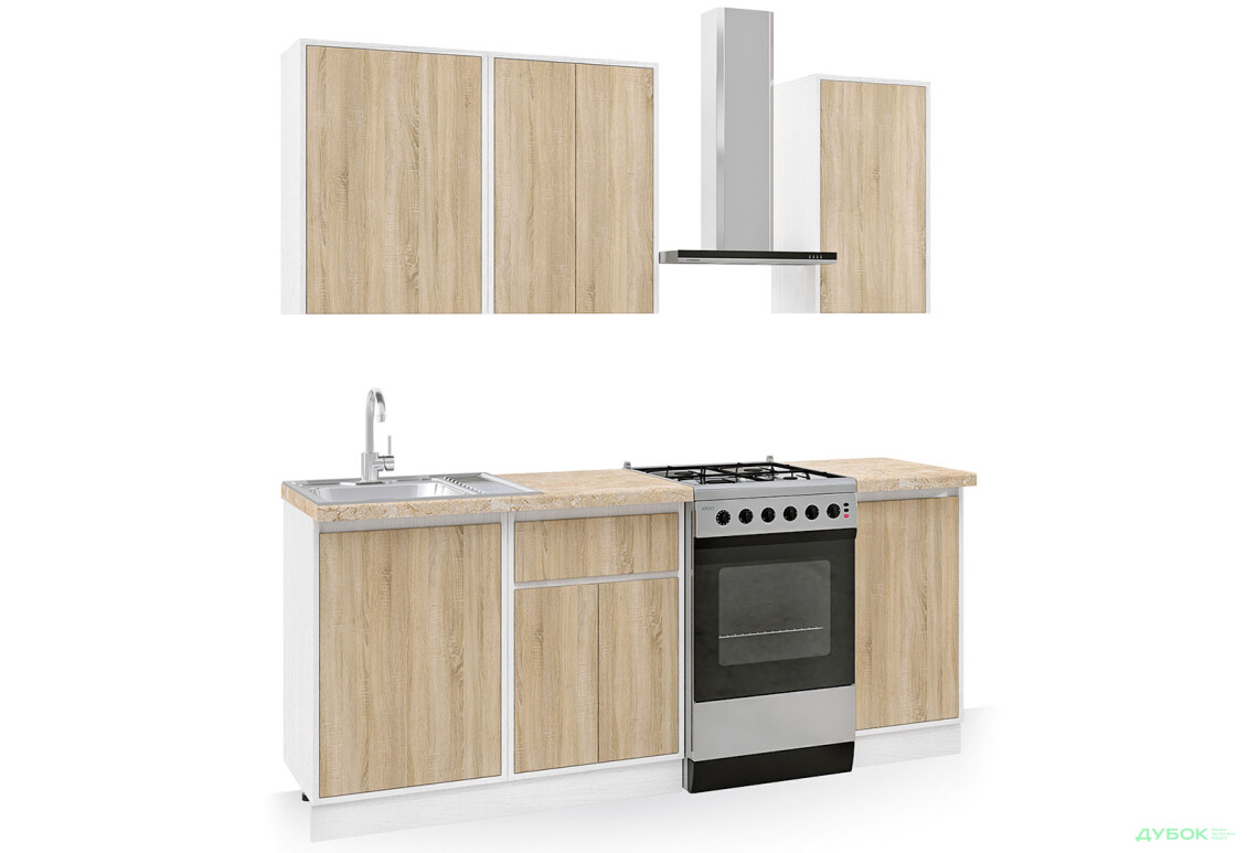 Кухня Матіна 1,4м (А) Київський стандарт - Зображення 2 Зображення 2 - Кухня Матіна 1,4м (А) Київський стандарт