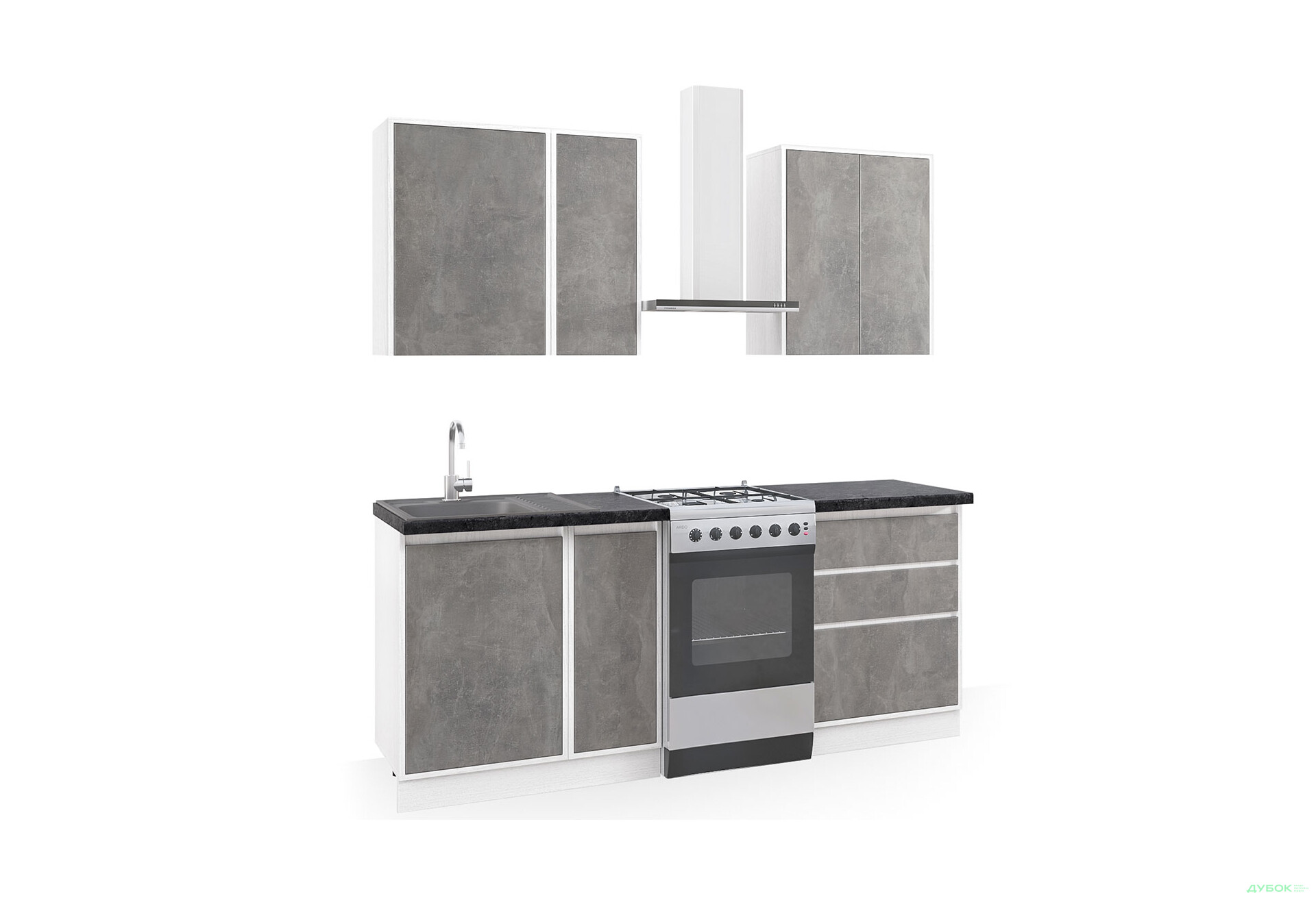 Кухня Матіна 1,4м (В) Київський стандарт - Зображення 1 Зображення 1 - Кухня Матіна 1,4м (В) Київський стандарт