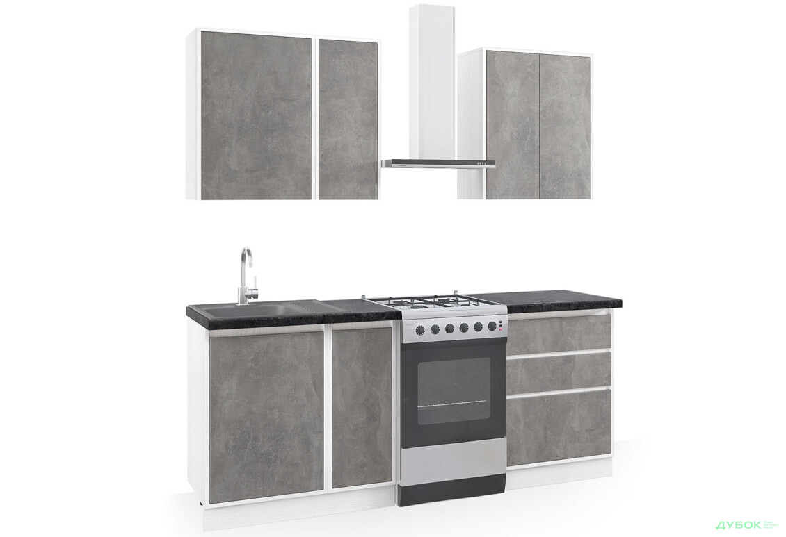 Кухня Матіна 1,4м (В) Київський стандарт - Зображення 1 Зображення 1 - Кухня Матіна 1,4м (В) Київський стандарт