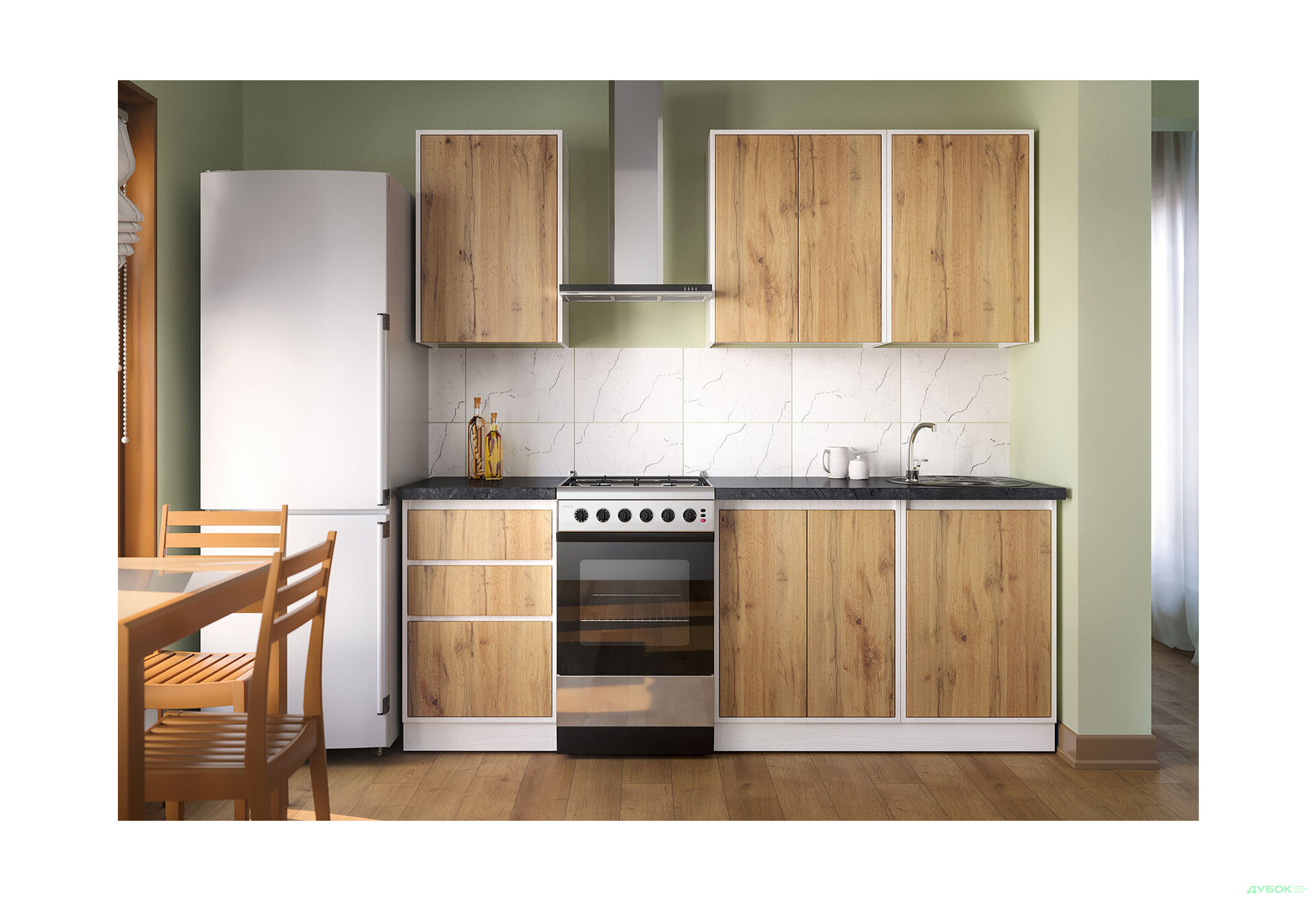 Кухня Матіна 1,6м (А) Київський стандарт - Зображення 1 Зображення 1 - Кухня Матіна 1,6м (А) Київський стандарт