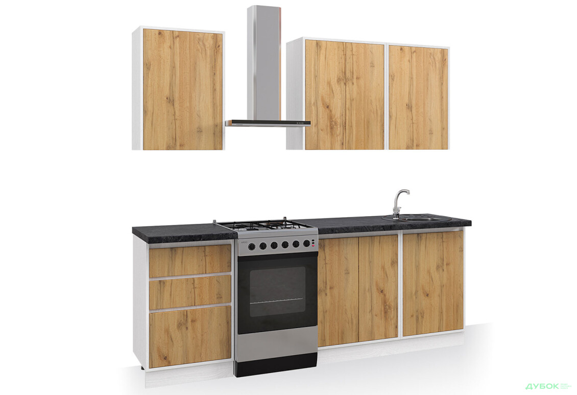 Кухня Матіна 1,6м (А) Київський стандарт - Зображення 2 Зображення 2 - Кухня Матіна 1,6м (А) Київський стандарт