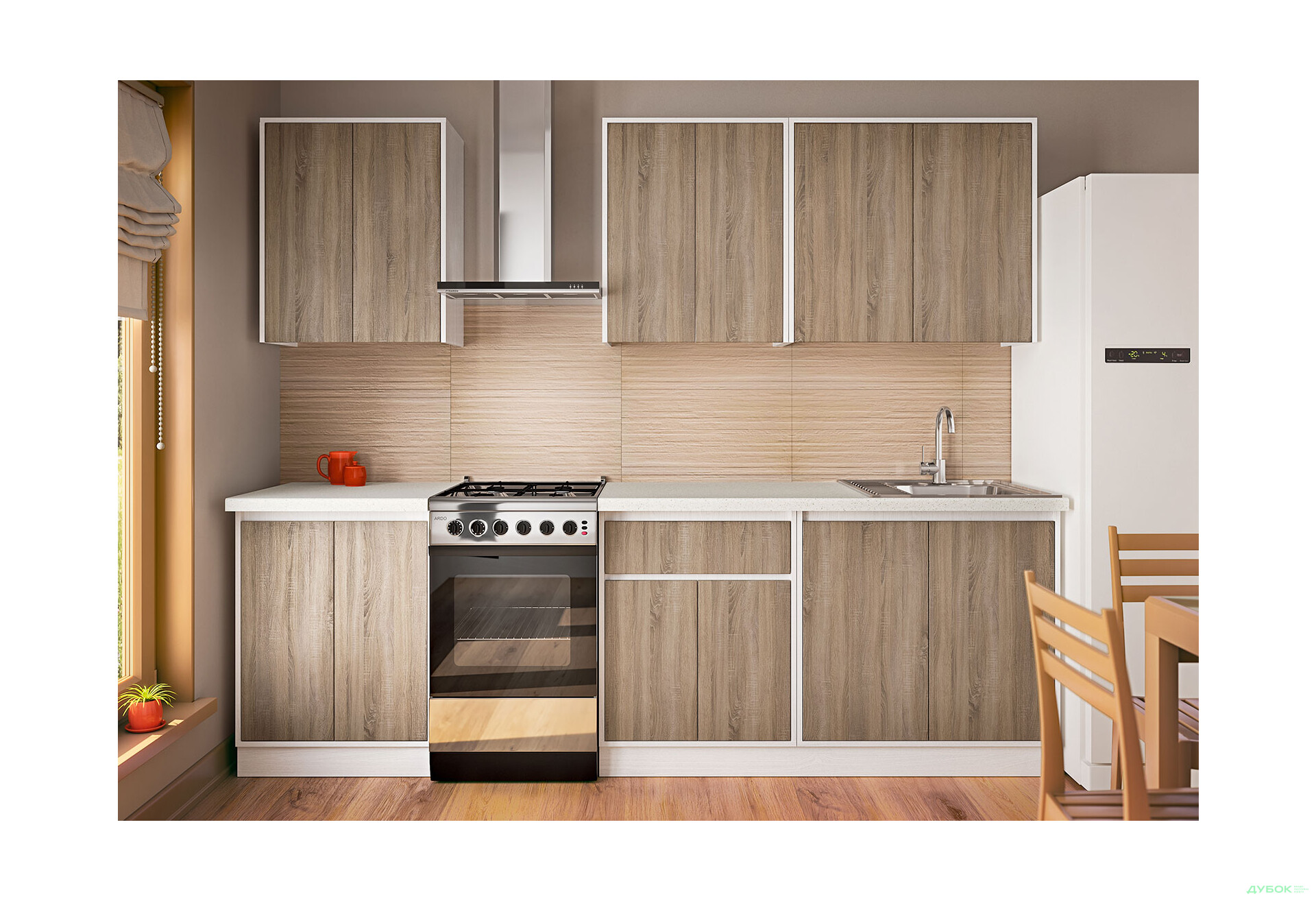 Кухня Матіна 2,0м (А) Київський стандарт - Зображення 1 Зображення 1 - Кухня Матіна 2,0м (А) Київський стандарт