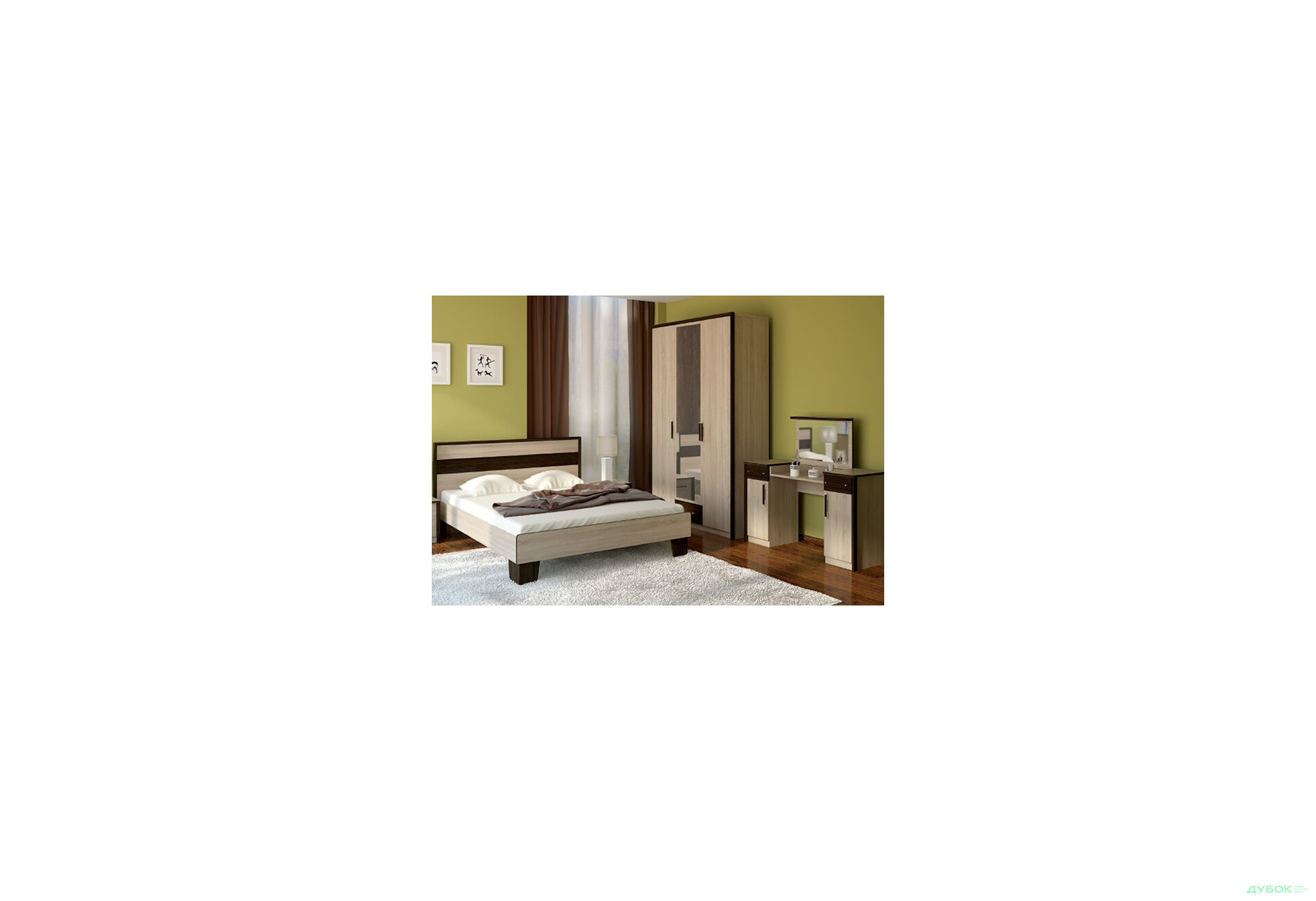 Изображение 2 - Модульная спальня Скарлет Сокме