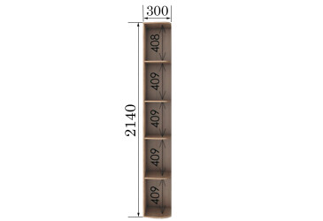 Консоль пряма 2140х600