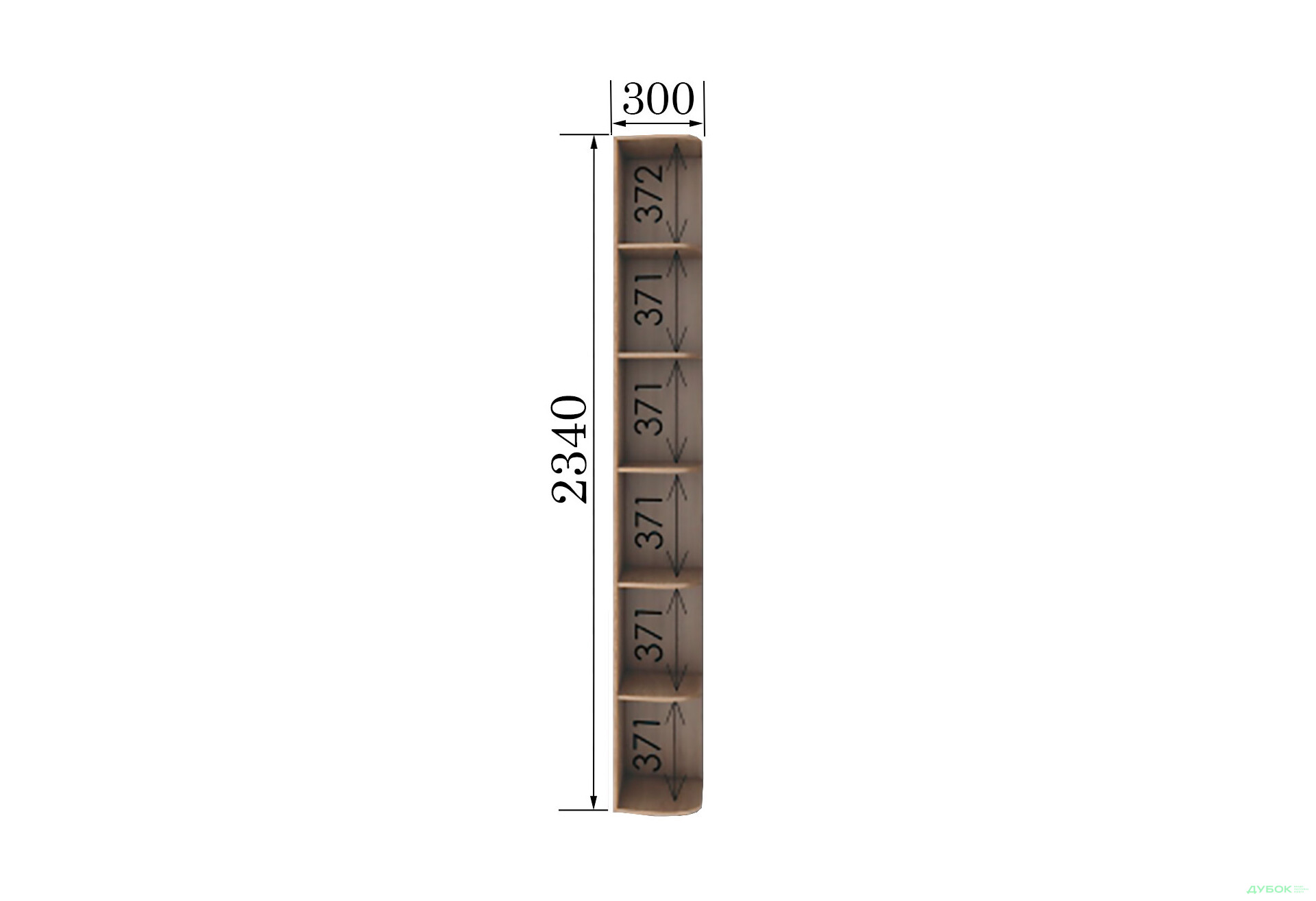 Зображення 1 - Консоль пряма 2340х450 Garant