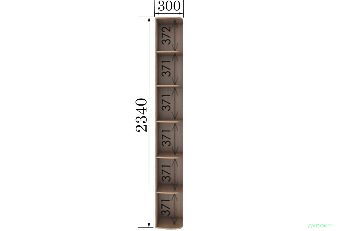 Консоль пряма 2340х600 Garant - Зображення 1 Зображення 1 - Консоль пряма 2340х600 Garant