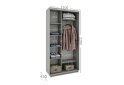 Изображение 13 - Шкаф-купе 2-дверный 110x220x45 см