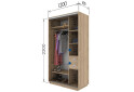 Изображение 11 - Шкаф-купе Garant 2-дверный 120x220x60 см