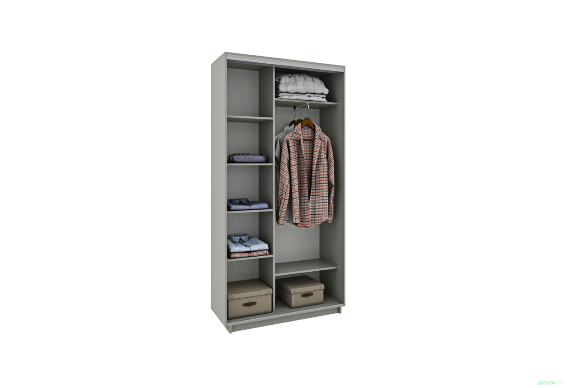 Изображение 10 - Шкаф-купе 2-дверный 130x220x45 см