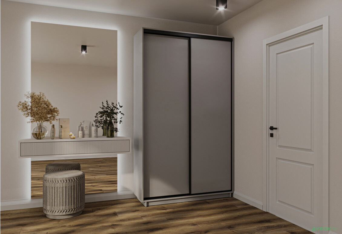 Изображение 2 - Шкаф-купе Garant 2-дверный 130x220x60 см