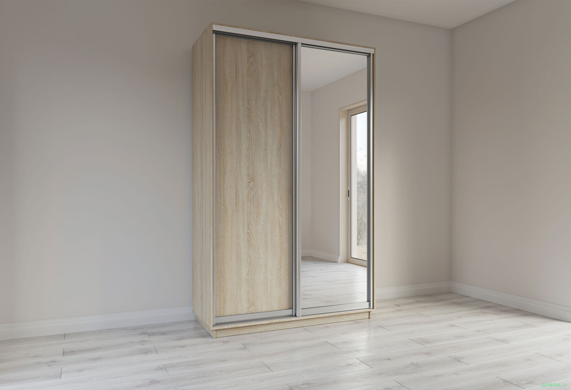 Изображение 29 - Шкаф-купе Garant 2-дверный 130x240x45 см