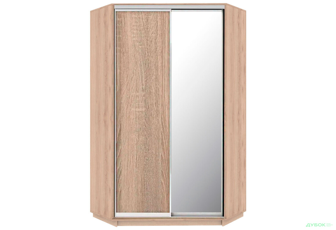 Зображення 5 - Шафа-купе кутова Garant 2-дверна 130x220x130 см