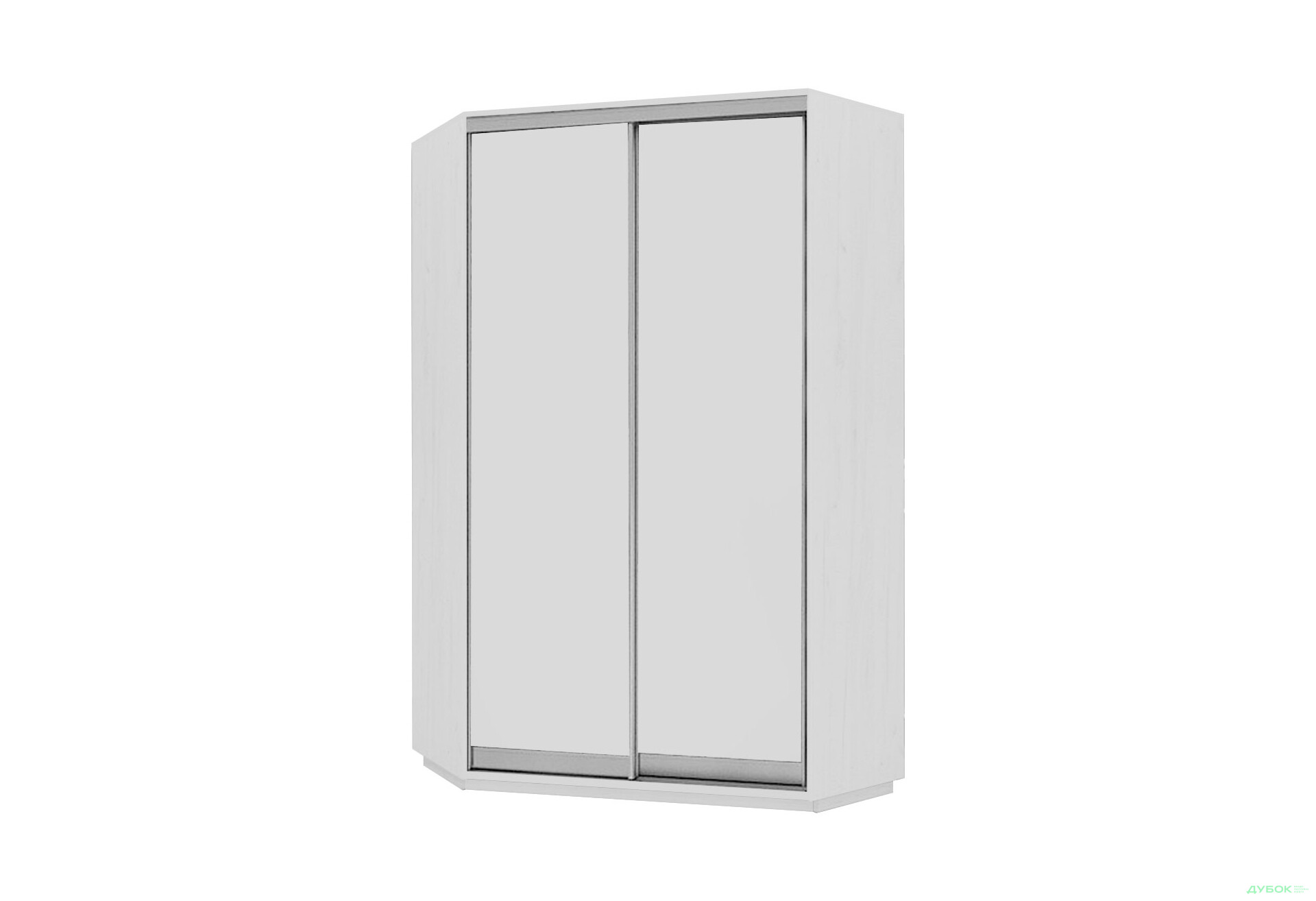 Зображення 3 - Шафа-купе кутова Garant 2-дверна 130x220x130 см