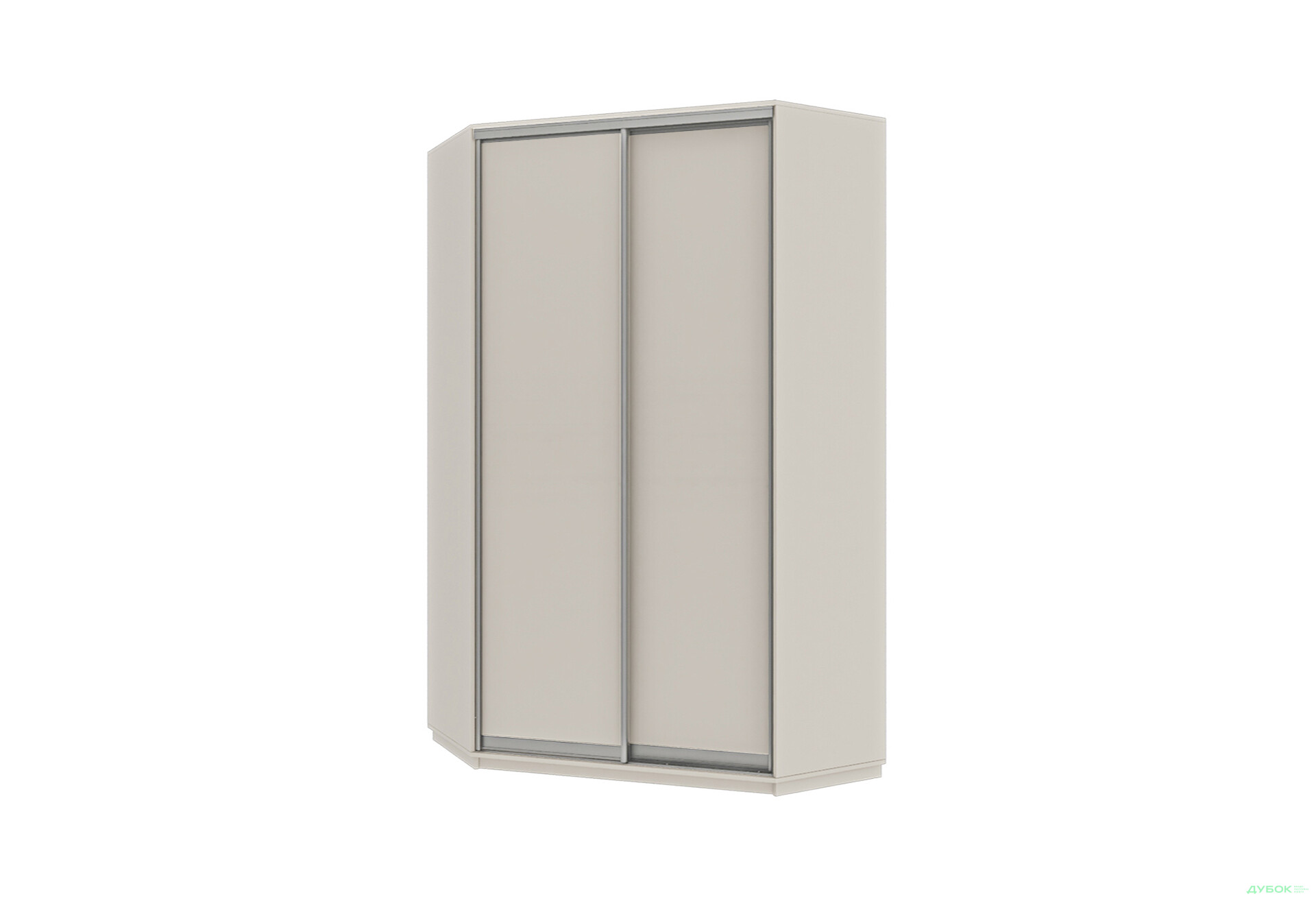Зображення 1 - Шафа-купе кутова Garant 2-дверна 130x220x130 см