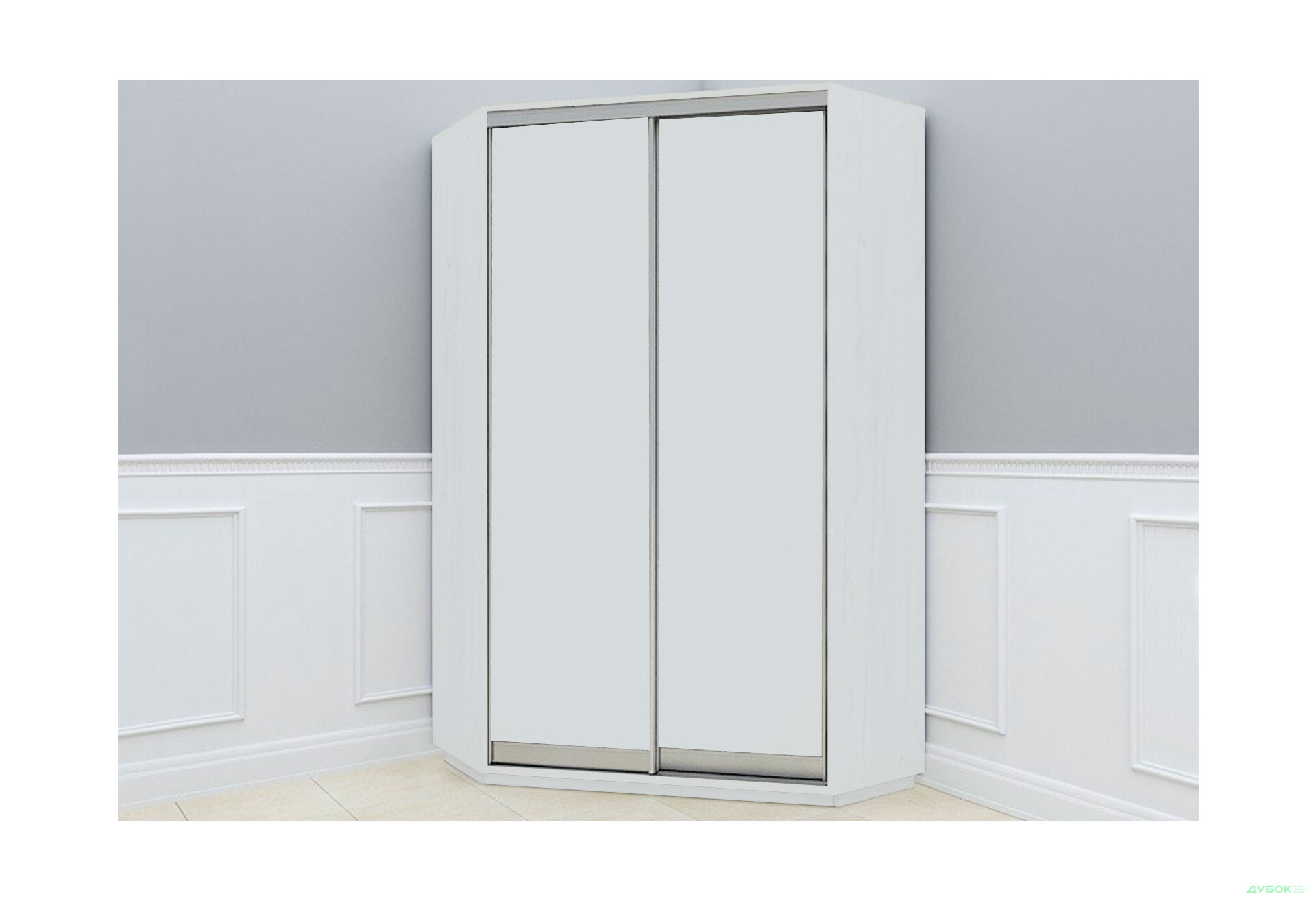Зображення 10 - Шафа-купе кутова Garant 4-дверна 140x220x140 см