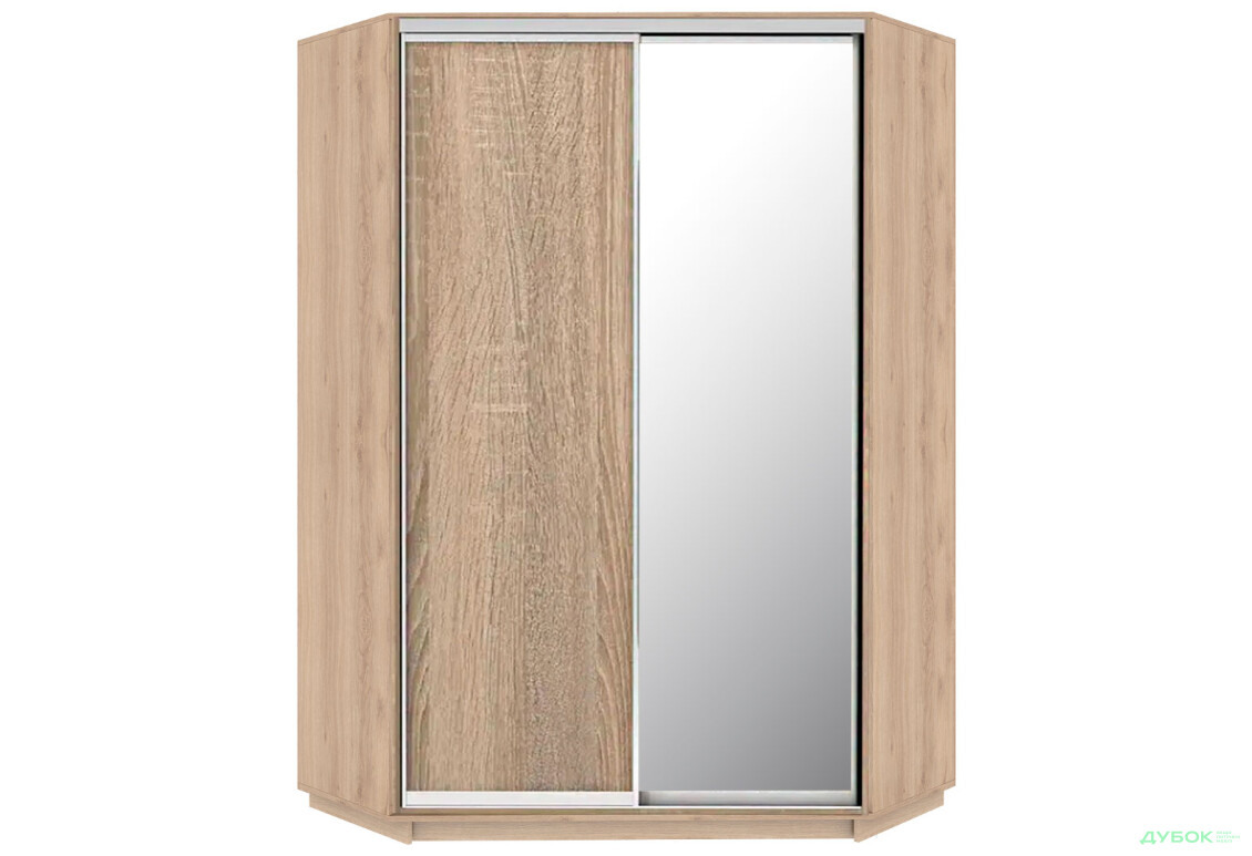 Зображення 5 - Шафа-купе кутова Garant 2-дверна 150x220x150 см