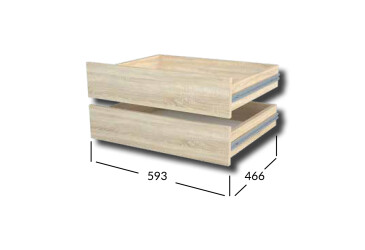 Комплект ящиків Практик L600 гл.600 / 2шт Garant