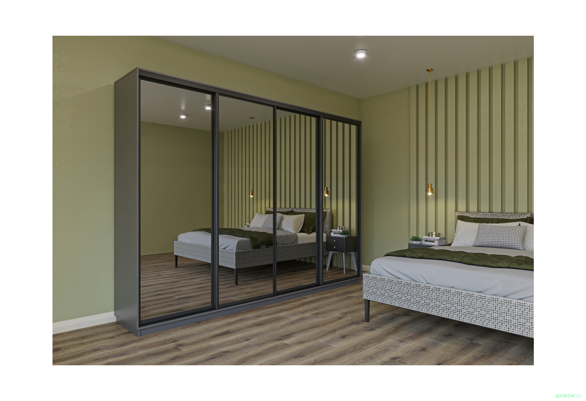 Шафа-купе 4Д 3500 Garant - Зображення 10 Зображення 10 - Шафа-купе 4Д 3500 Garant