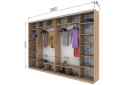 Шафа-купе Garant 4-дверна 350x240x45 см - Зображення 14 Зображення 14 - Шафа-купе Garant 4-дверна 350x240x45 см