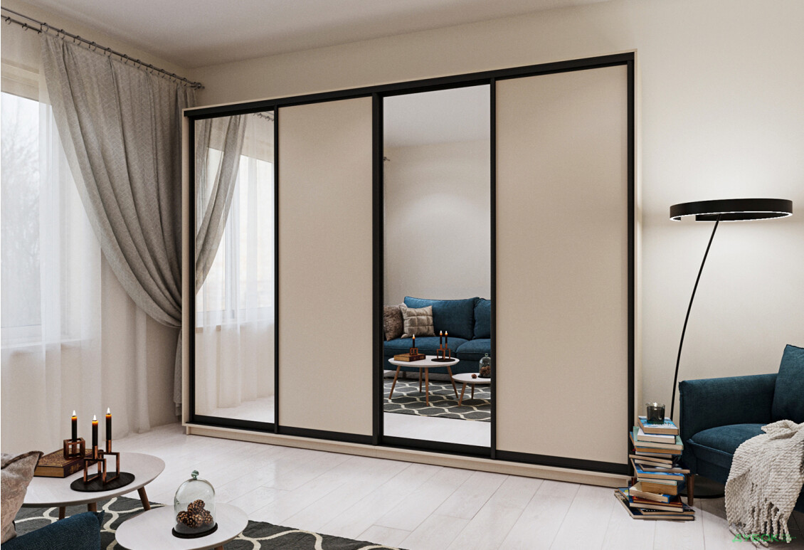 Шафа-купе Garant 4-дверна 350x240x45 см - Зображення 8 Зображення 8 - Шафа-купе Garant 4-дверна 350x240x45 см